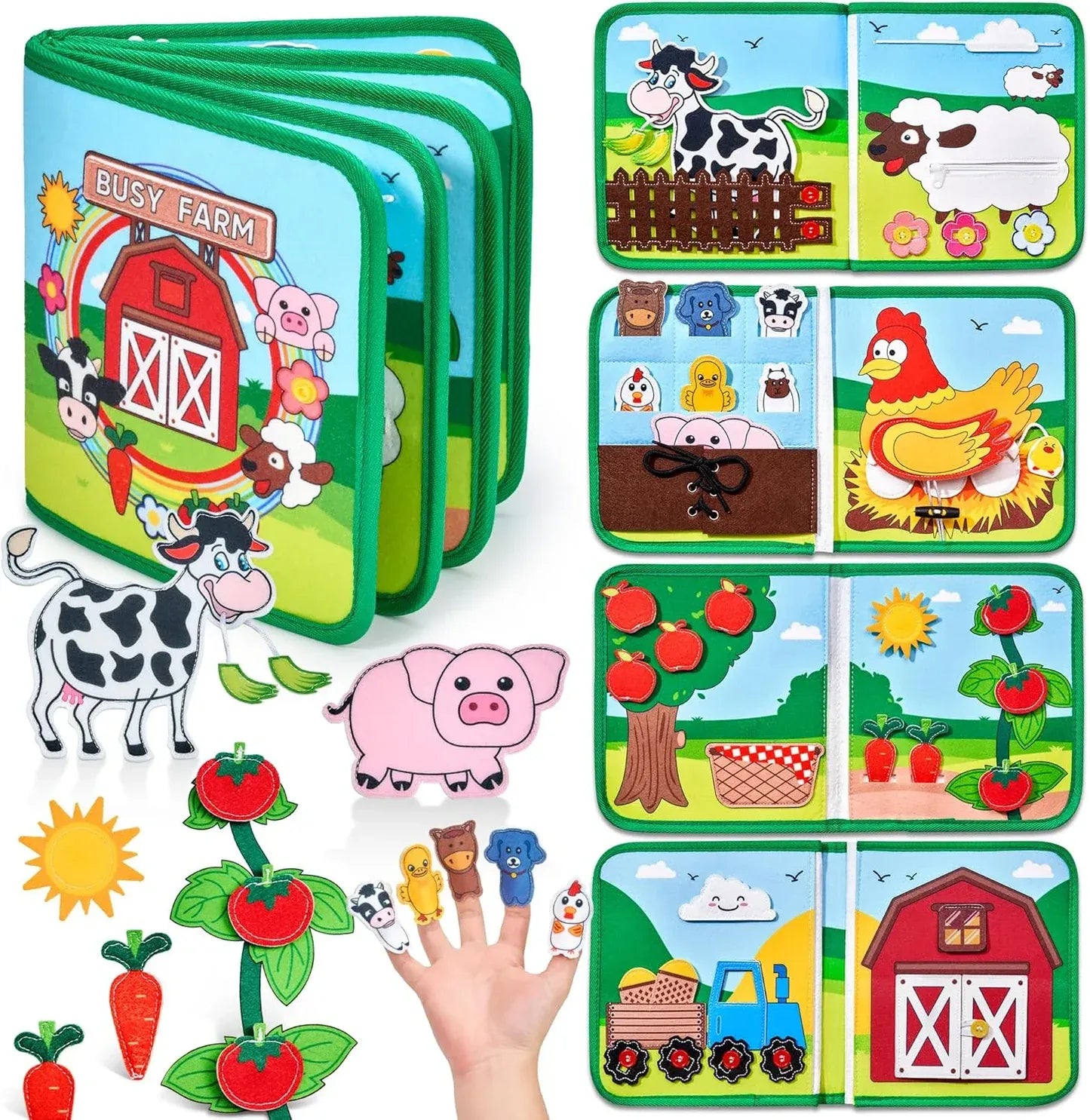 EduKids™ – Montessori Livre Éducatif dès 2 ans