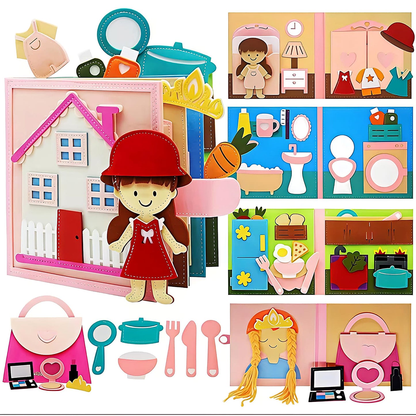 EduKids™ – Montessori Livre Éducatif dès 2 ans